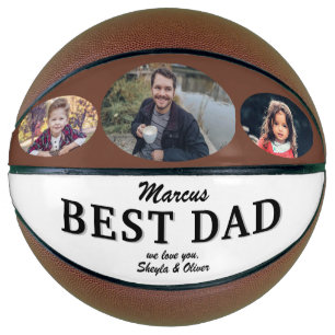 Moderne beste Dad Vater`s Tag Erinnerung 3 Foto Basketball