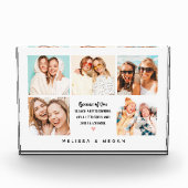 Moderne beste Freunde 5 Foto Collage Block (Vorderseite)