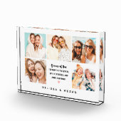 Moderne beste Freunde 5 Foto Collage Block (Rechts)