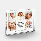 Moderne beste Freunde 5 Foto Collage Block (Links)