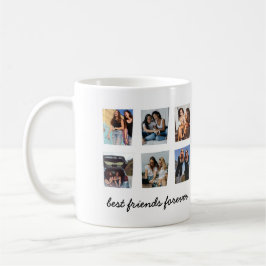 Moderne beste Freunde für immer 6 Foto Collage Thr Kaffeetasse