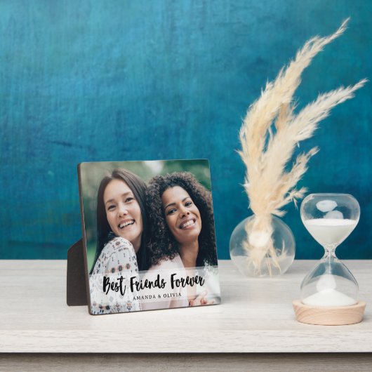 Moderne beste Freunde für immer eine Bildvorlage Fotoplatte (InSitu)