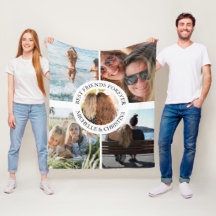 Moderne beste Freunde für immer Fotocollage Bestie