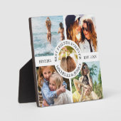 Moderne beste Freunde für immer Fotocollage Bestie Fotoplatte (Vorderseite)