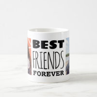 Moderne beste Freunde für immer kühne Typografie-F