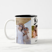 Moderne BESTE FREUNDIN 4-Foto Collage Tasse (Links)
