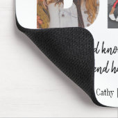 Moderne BESTE FREUNDIN Bester Freund für immer Nie Mousepad (Ecke)