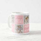 Moderne BESTE FREUNDIN Besties Fotomaterial Collag Kaffeetasse (Vorderseite Links)