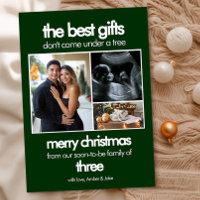 Moderne beste Geschenke Grüne Weihnachten Schwange