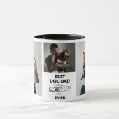Moderne beste Hund-Vater-Foto Tasse (Zentrum)