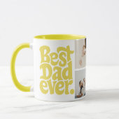 Moderne beste Hund-Vater-Foto Tasse (Links)