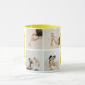 Moderne beste Hund-Vater-Foto Tasse (Zentrum)