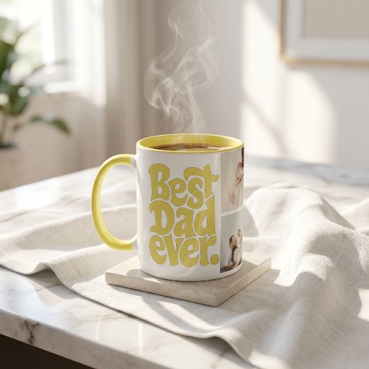 Moderne beste Hund-Vater-Foto Tasse