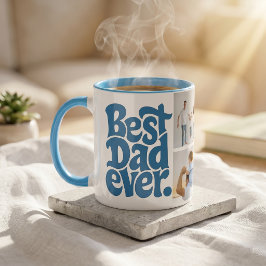 Moderne beste Hund-Vater-Foto Tasse