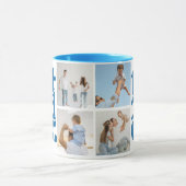 Moderne beste Hund-Vater-Foto Tasse (Zentrum)