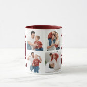 Moderne beste Hund-Vater-Foto Tasse (Zentrum)