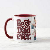 Moderne beste Hund-Vater-Foto Tasse (Links)