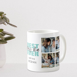 Moderne beste jemals Bonus-Mama Fotocollage Kaffeetasse