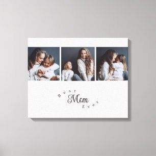 Moderne Beste Mama Aller Elegante Schrift 3 Foto Leinwanddruck