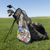 Moderne BESTE MAMA DURCH PAR FotoCollage Personali Golfhandtuch (Gras)