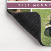 Moderne Beste-Mama-Foto-Collage Mousepad (Ecke)
