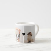 Moderne, beste Mama für alle Zeiten | Hundebahn Fo Espressotasse (Vorderseite Rechts)