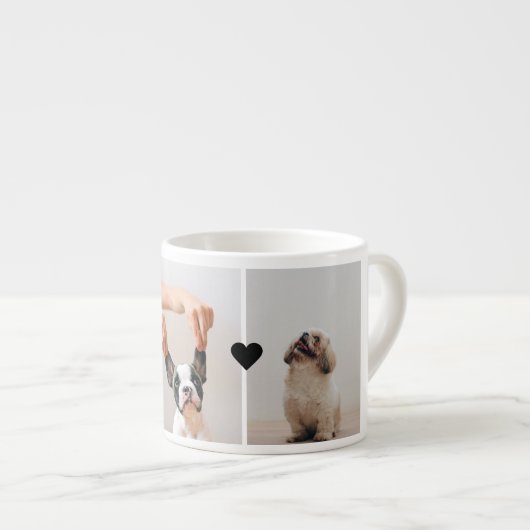 Moderne, beste Mama für alle Zeiten | Hundebahn Fo Espressotasse (Vorderseite Rechts)