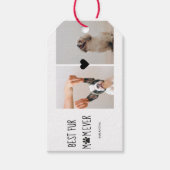 Moderne, beste Mama für alle Zeiten | Hundebahn Fo Geschenkanhänger (Vorderseite)