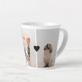 Moderne, beste Mama für alle Zeiten | Hundebahn Fo Milchtasse (Rechte Ecke)