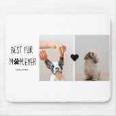Moderne, beste Mama für alle Zeiten | Hundebahn Fo Mousepad (Vorne)