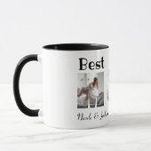 Moderne beste Mama je 3 Fotos Collage White Tasse (Links)