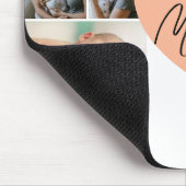 Moderne beste Mama je 4 Foto Mousepad (Ecke)