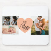 Moderne beste Mama je 4 Foto Mousepad (Vorne)