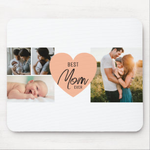 Moderne beste Mama je 4 Foto Mousepad