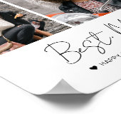 Moderne beste Mama je Muttertag 3 FotoCollage Poster (Ecke)