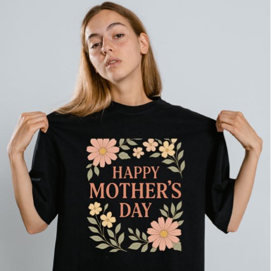 Moderne beste Mama Script Mother`Day T - Shirt