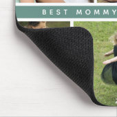 Moderne Beste-Mami-Foto-Collage Mousepad (Ecke)