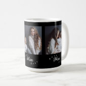 Moderne Beste-Mutter-aller-Zeiten Elegantes Skript Kaffeetasse (VorderseiteRechts)