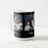 Moderne Beste-Mutter-aller-Zeiten Elegantes Skript Kaffeetasse (Vorderseite Links)