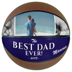 Moderne Beste Papa Allerzeit Vatertag 3 Foto Colla Basketball