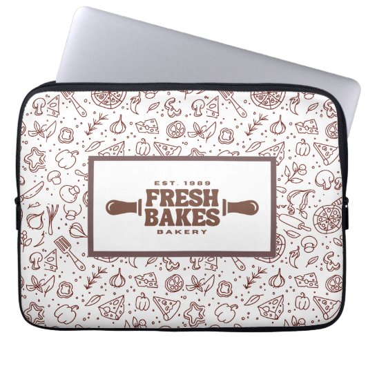Moderne beste Pizza der Stadt Professional Laptopschutzhülle (Vorderseite)