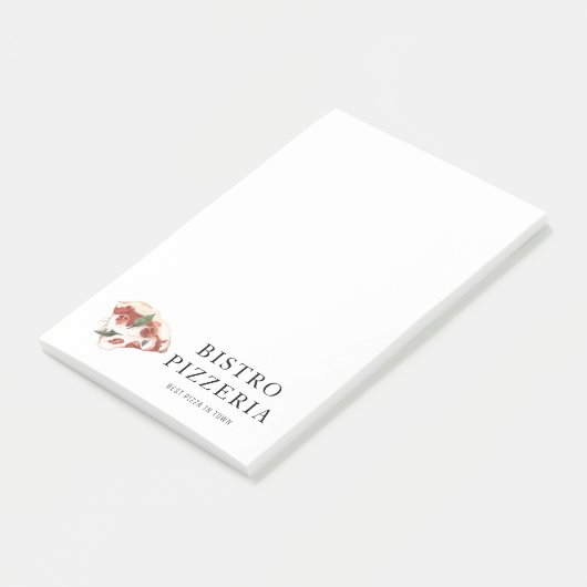 Moderne beste Pizza in Town Beruflich Post-it Klebezettel (angewinkelt)