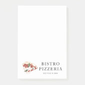 Moderne beste Pizza in Town Beruflich Post-it Klebezettel (Vorderseite)