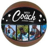 Moderne Beste Trainerin 5 Foto Basketball (Vorderseite)