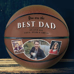 Moderne Beste Vater Vater 3 FotoCollage Basketball<br><div class="desc">Moderner Bester Vater je Vater drei FotoCollage Basketball. 3 Fotos in ovalen und quadratischen Rahmen - 3 Fotos hinzufügen. Der Text ist eine trendige schwarz-weiße Typografie. Sie können jeden Text auf dem Basketball ändern oder löschen. Dieser moderne Basketball ist ein perfektes Geschenk für einen Papa oder einen neuen Papa.</div>
