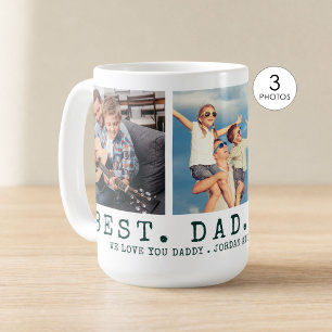 Moderne BESTER VATER ALLER ZEITEN 3 Fotos Personal Kaffeetasse