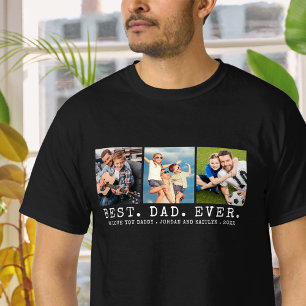 Moderne BESTER VATER ALLER ZEITEN 3 Fotos Personal T-Shirt