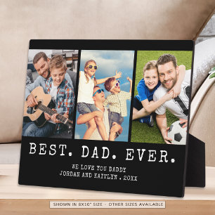 Moderne BESTER VATER ALLERZEITEN 3 Fotos Personali Fotoplatte
