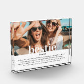 Moderne Bestie bedeutet beste Freunde Fotoblock (Links)