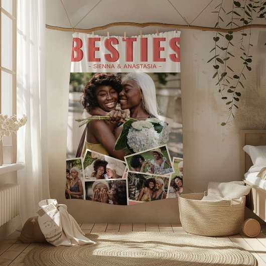 Moderne Bestie Foto Snap Collage | Freunde Fleecedecke